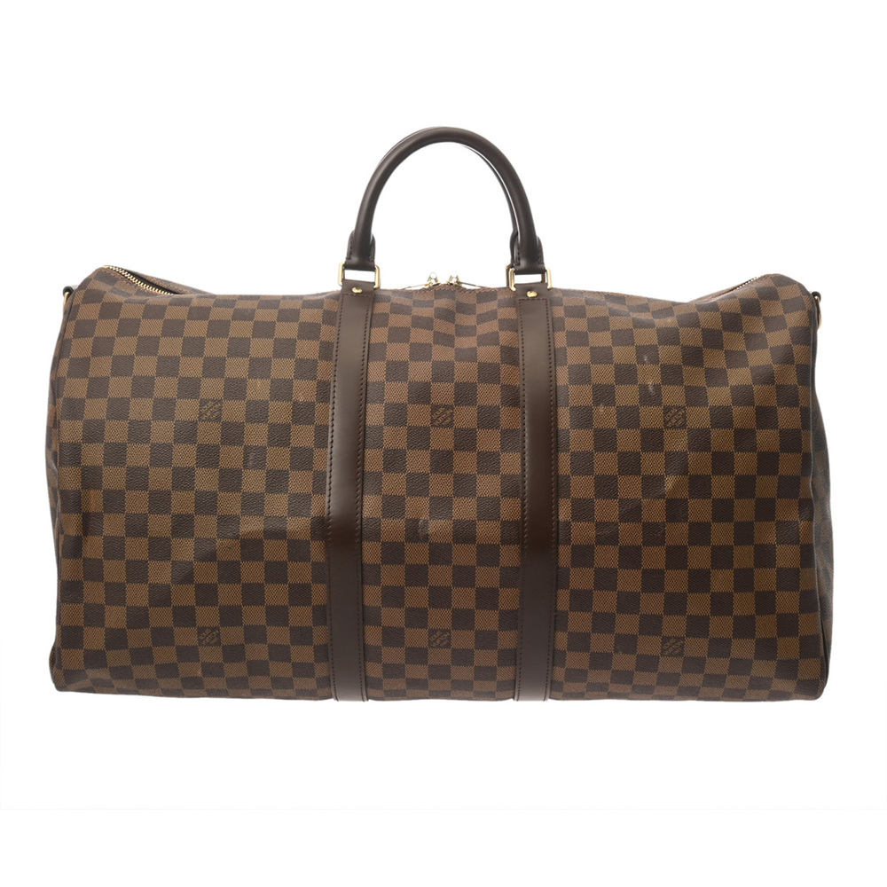 LOUIS VUITTON Authentic Brown Damier Canvas Boston Bag - Picture 2 of 11